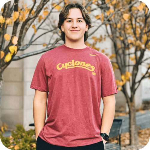 Nike® Vintage Cyclones Cardinal Tri-blend T-shirt
